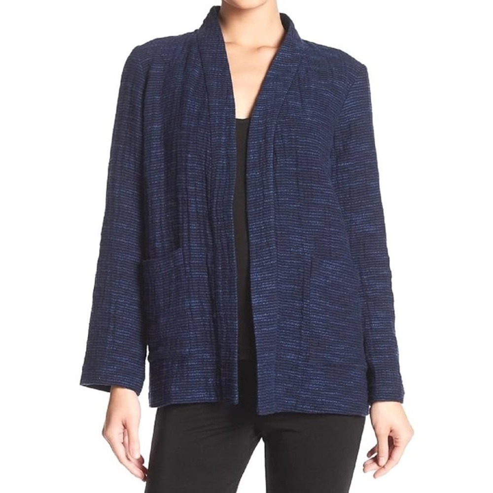 Eileen Fisher Blue Women's Cardigan Sweater